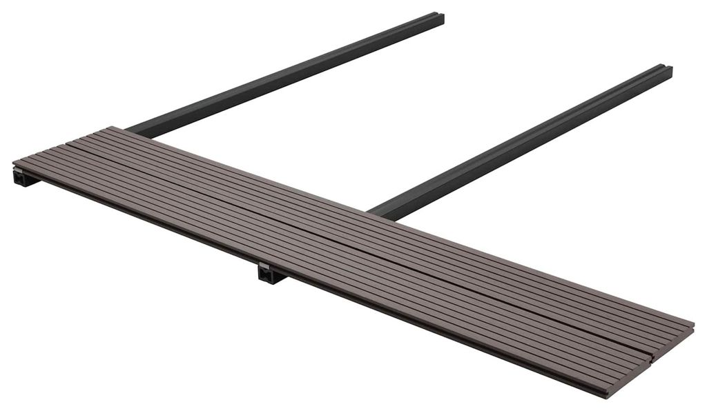 Terrassendiele - VIDAXL - 4 pcs - Dunkelbraun WPC