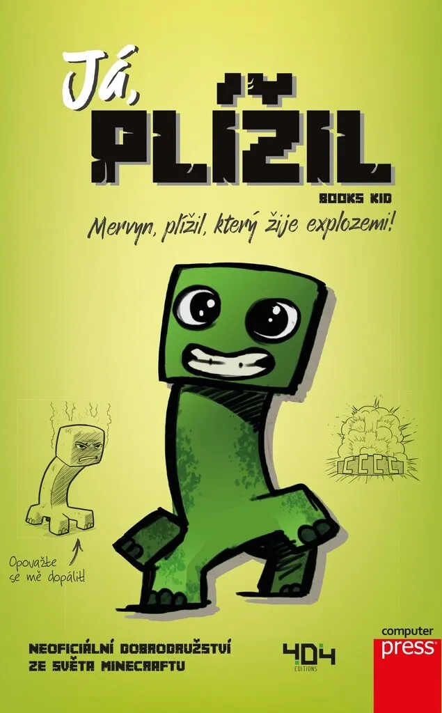 Livre BD Minecraft Já plížil Mervyn : Le roman illustré pour enfants