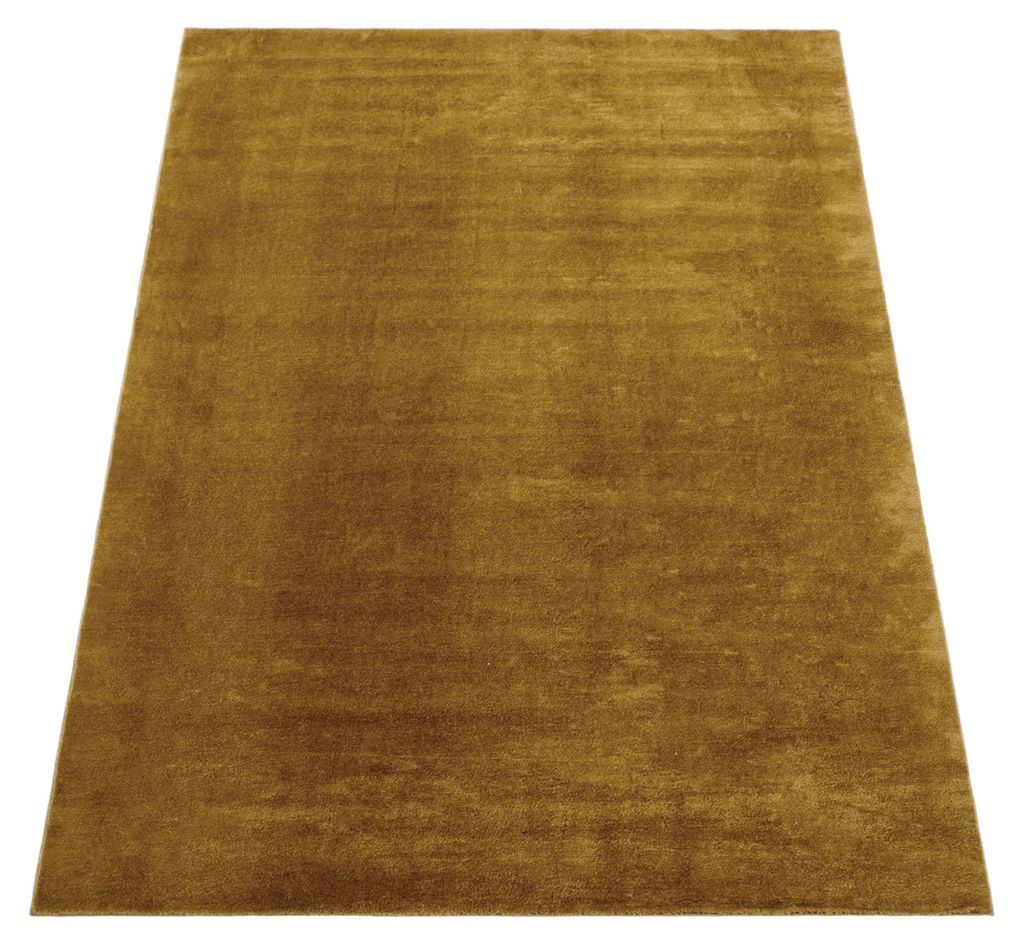 Waschbarer Teppich Wohnzimmer Kurzflor Einfarbiger Moderner Produktbild 