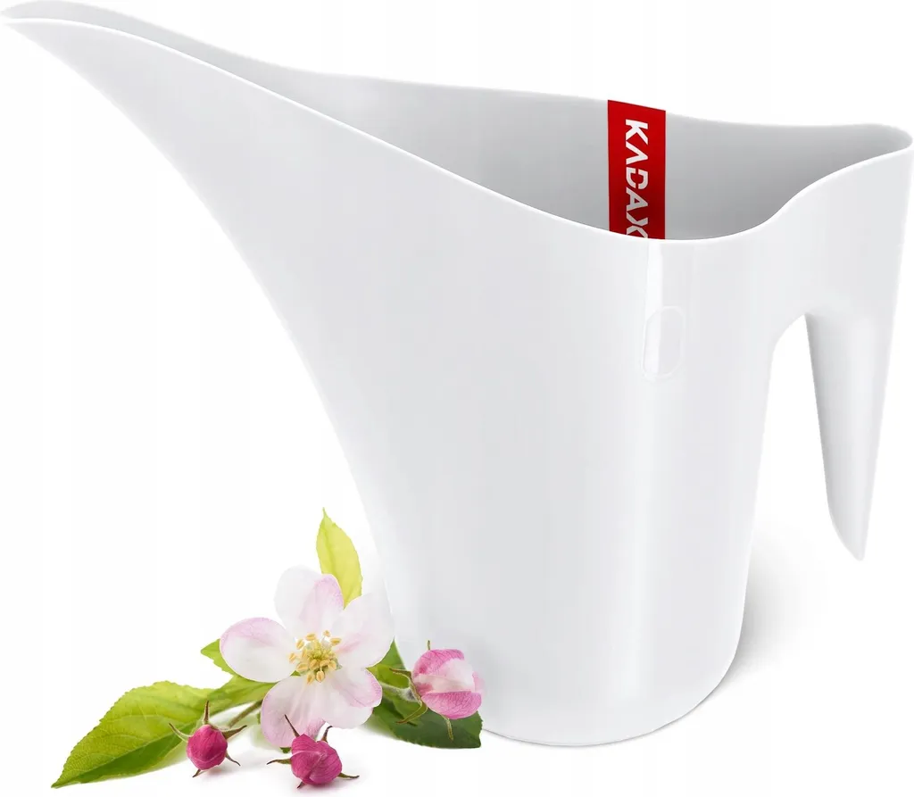 Arrosoir design blanc 1,2 litre en plastique haute qualité pour balcon