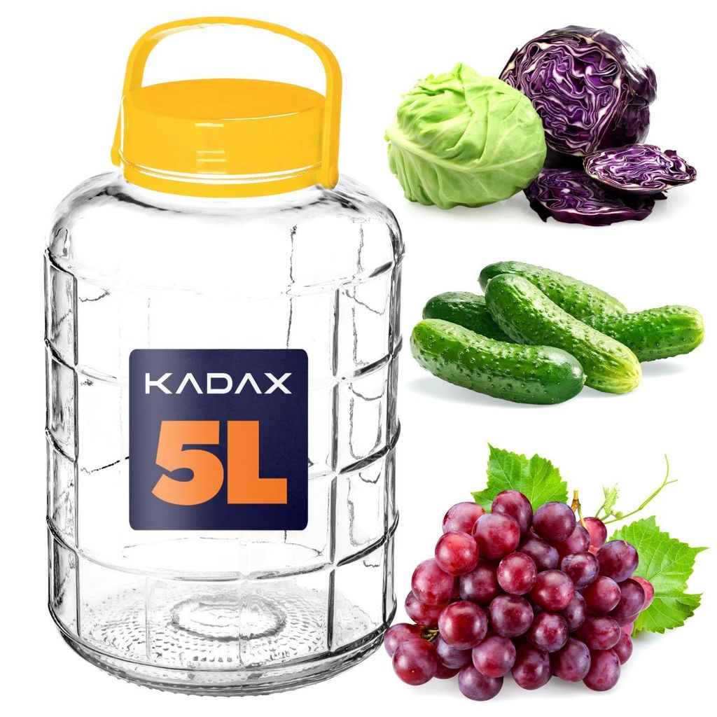 KADAX nádoba na uhorky s viečkom, konzervačná nádoba, Obrázok produktu 