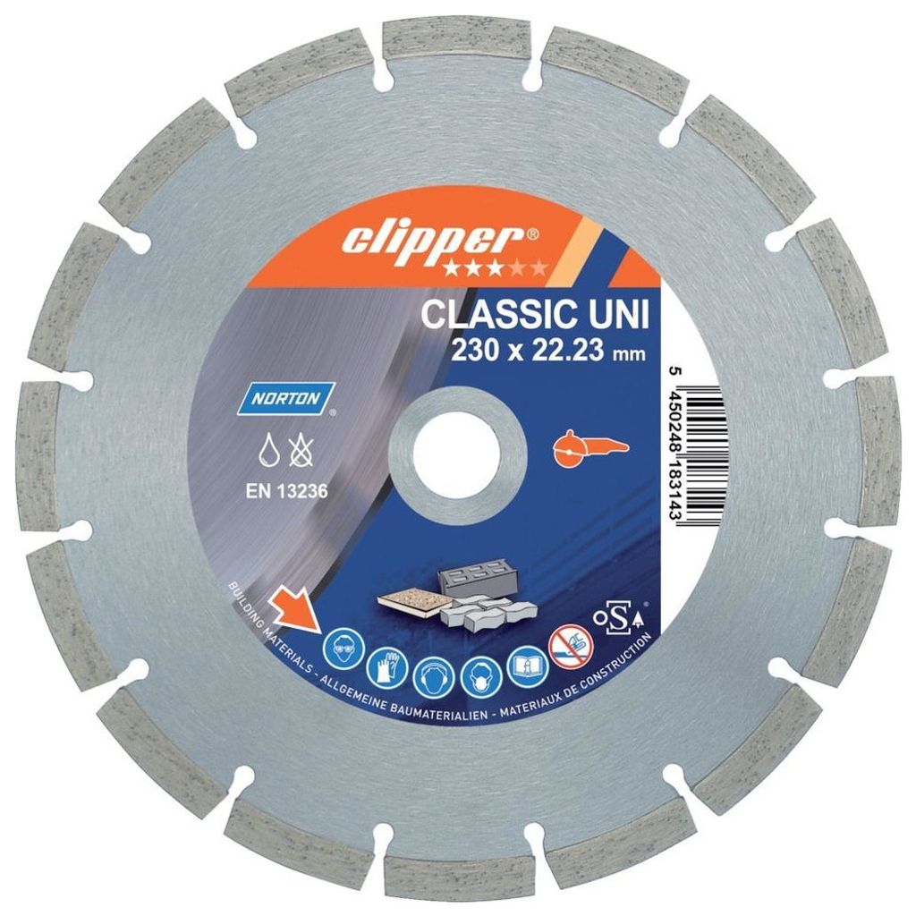Diamantový rezný kotúč Norton Clipper Classic Universal - Obrázok produktu 
