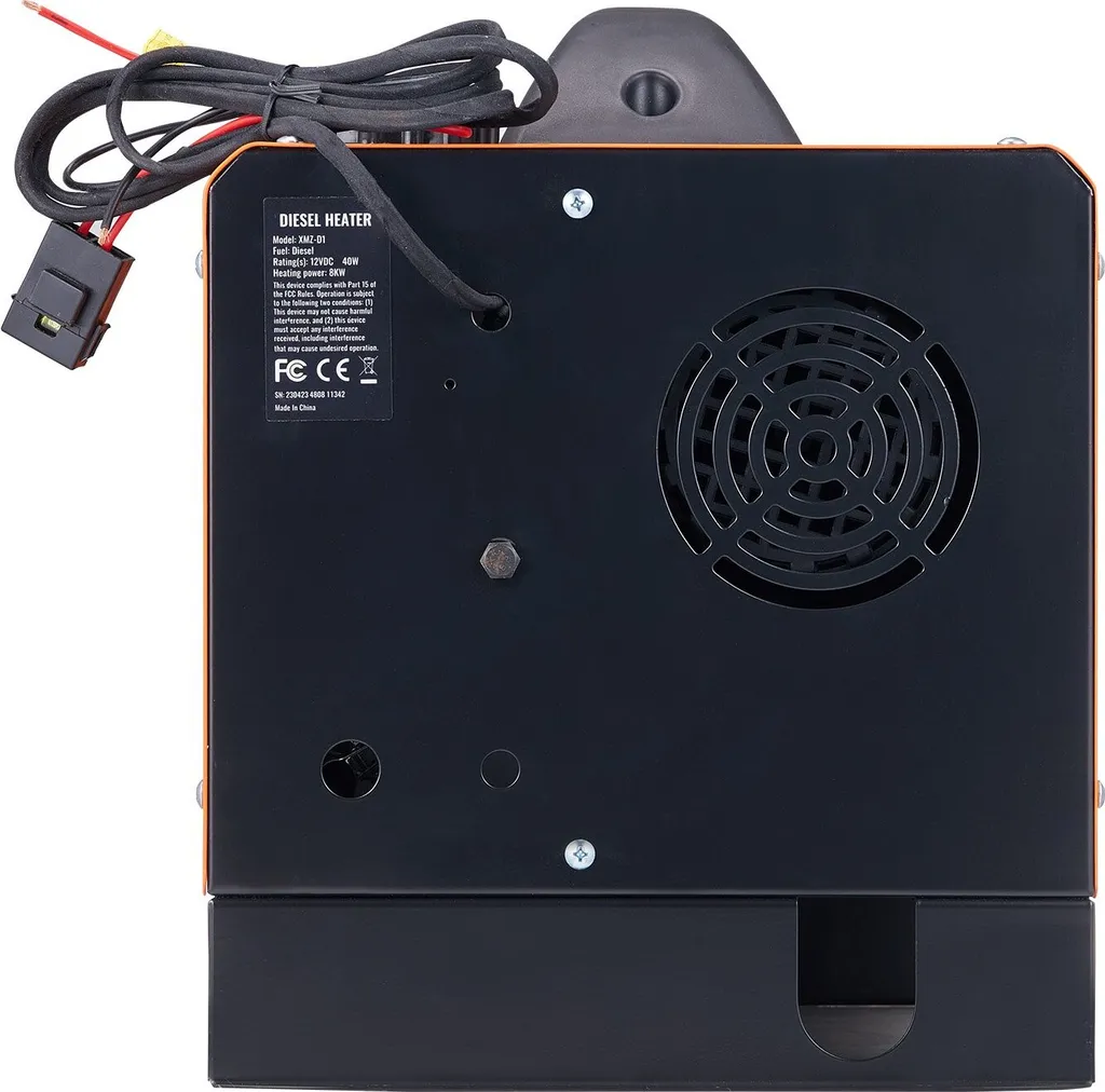 Riscaldatore diesel ad aria Riscaldatore di parcheggio 12 V 8 kW, Riscaldatore d'aria Riscaldatore diesel ad aria Riscaldatore di parcheggio, 0,16-0,62 L/h. Riscaldatore diesel per auto con display LCD e telecomando e controllo Bluetooth APP - 10
