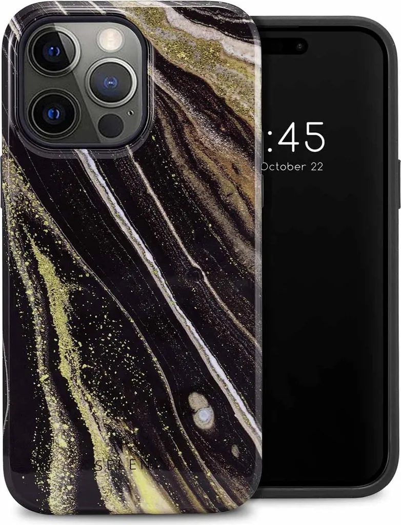 Selencia Vivid iPhone 14 Pro Max Marmo Chic Cover - Eleganza Protettiva
