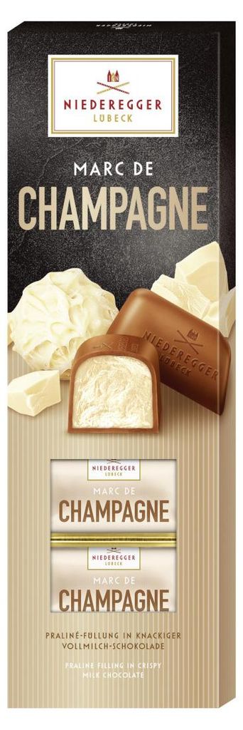 Niederegger Marc de Champagne, verpakt in volle Productafbeelding 
