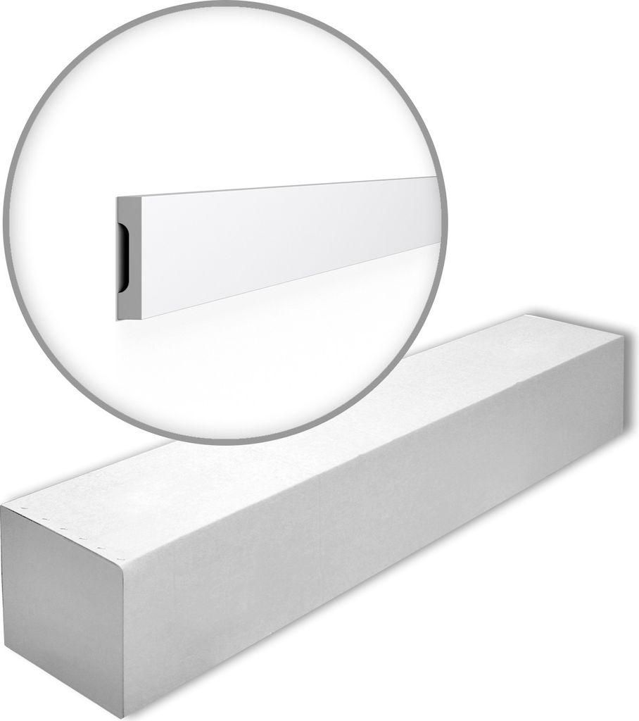 NMC WD2-box WALLSTYL Wandleisten 1 Karton SET mit 21 Eckleisten | 42 m