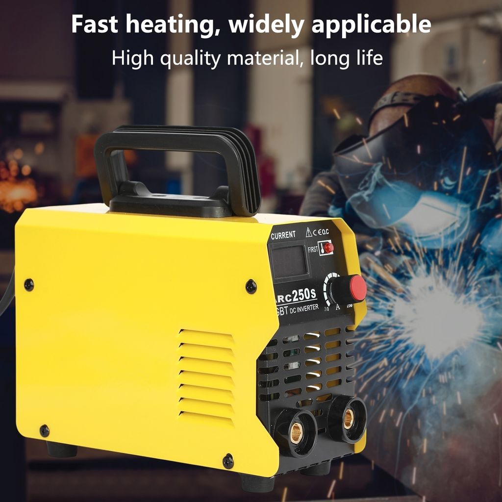 ARC250 Einstellbarer Strom Dual Voltage Digital Display Elektroschweißgerät 220V Haushalt Inverter Mini Stick Welder