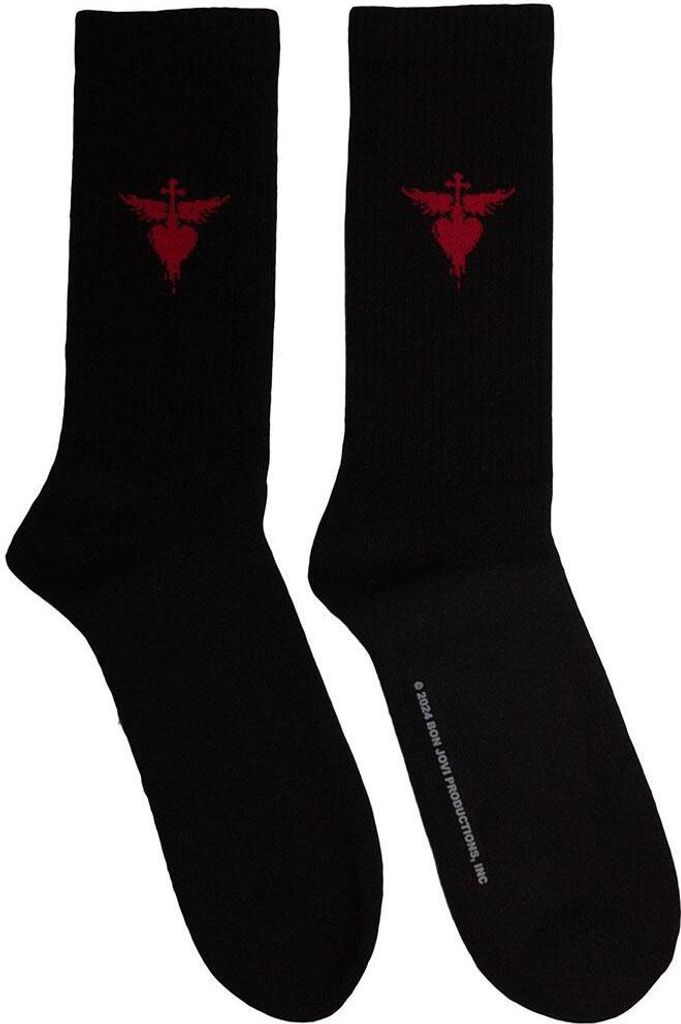 Bon Jovi - Socken für Herren/Damen Unisex RO13921 (40,5 EU - 45,5 EU) (Schwarz)