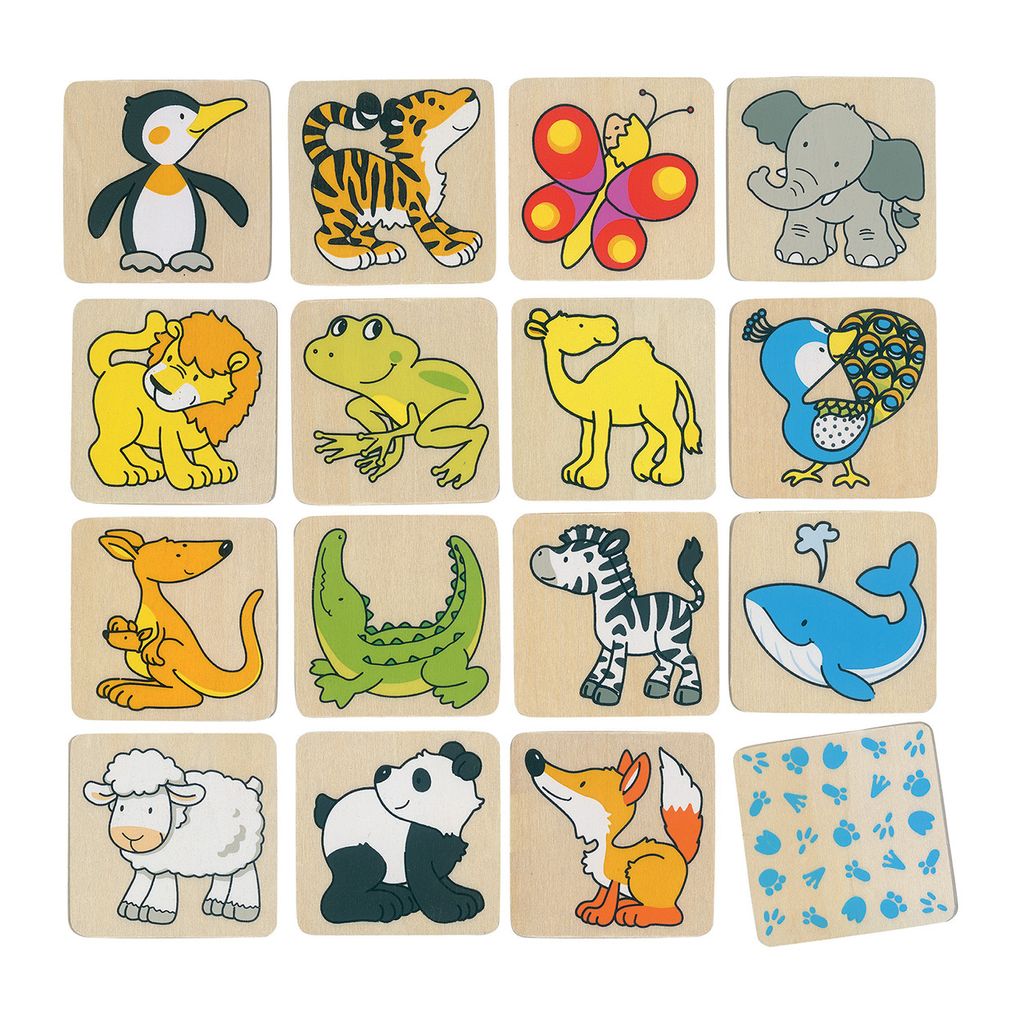 Gioco memo sugli animali Immagine del prodotto 
