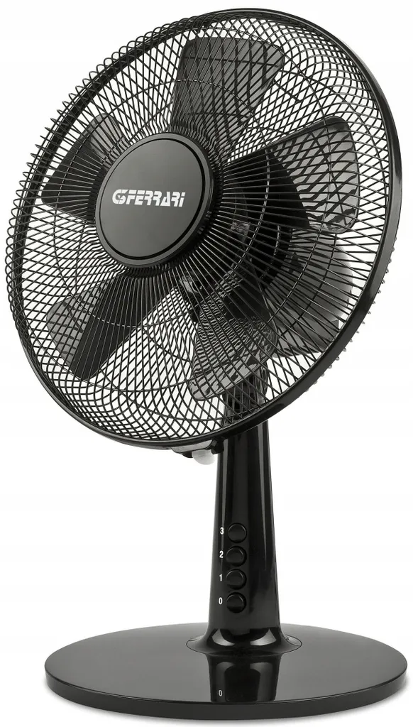 Petit Ventilateur de Bureau G3FERRARI G50047 Noir 30cm Silencieux 35W