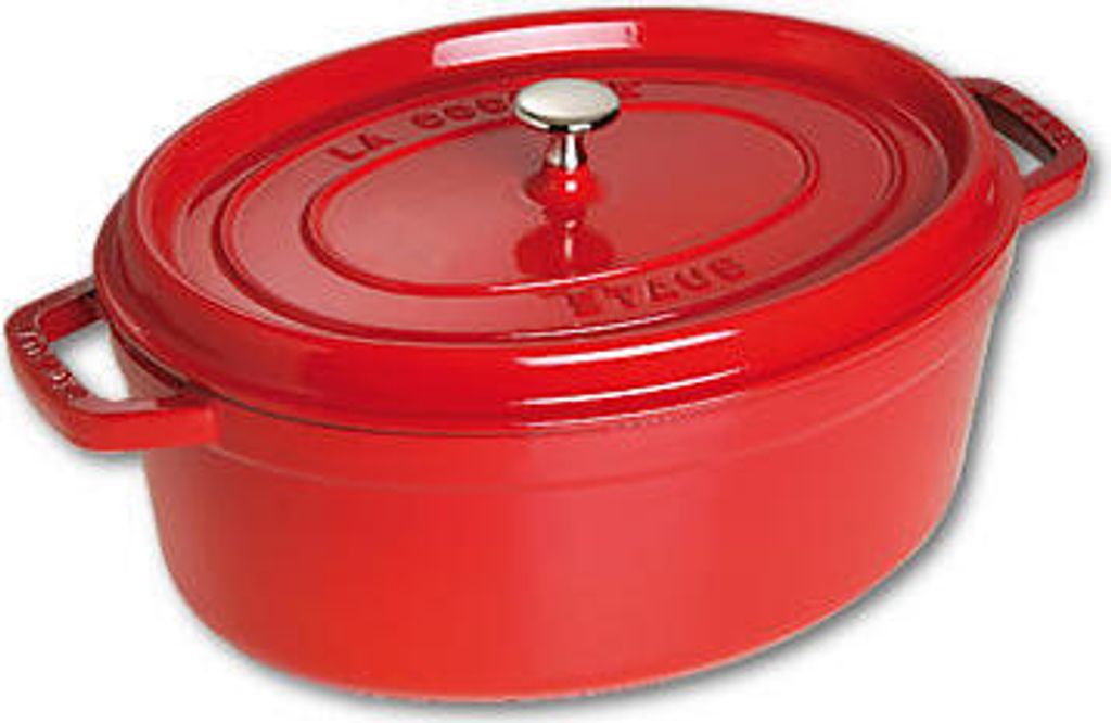 Staub La Cocotte 29cm oval, Kirsch-rot, Gusseisen