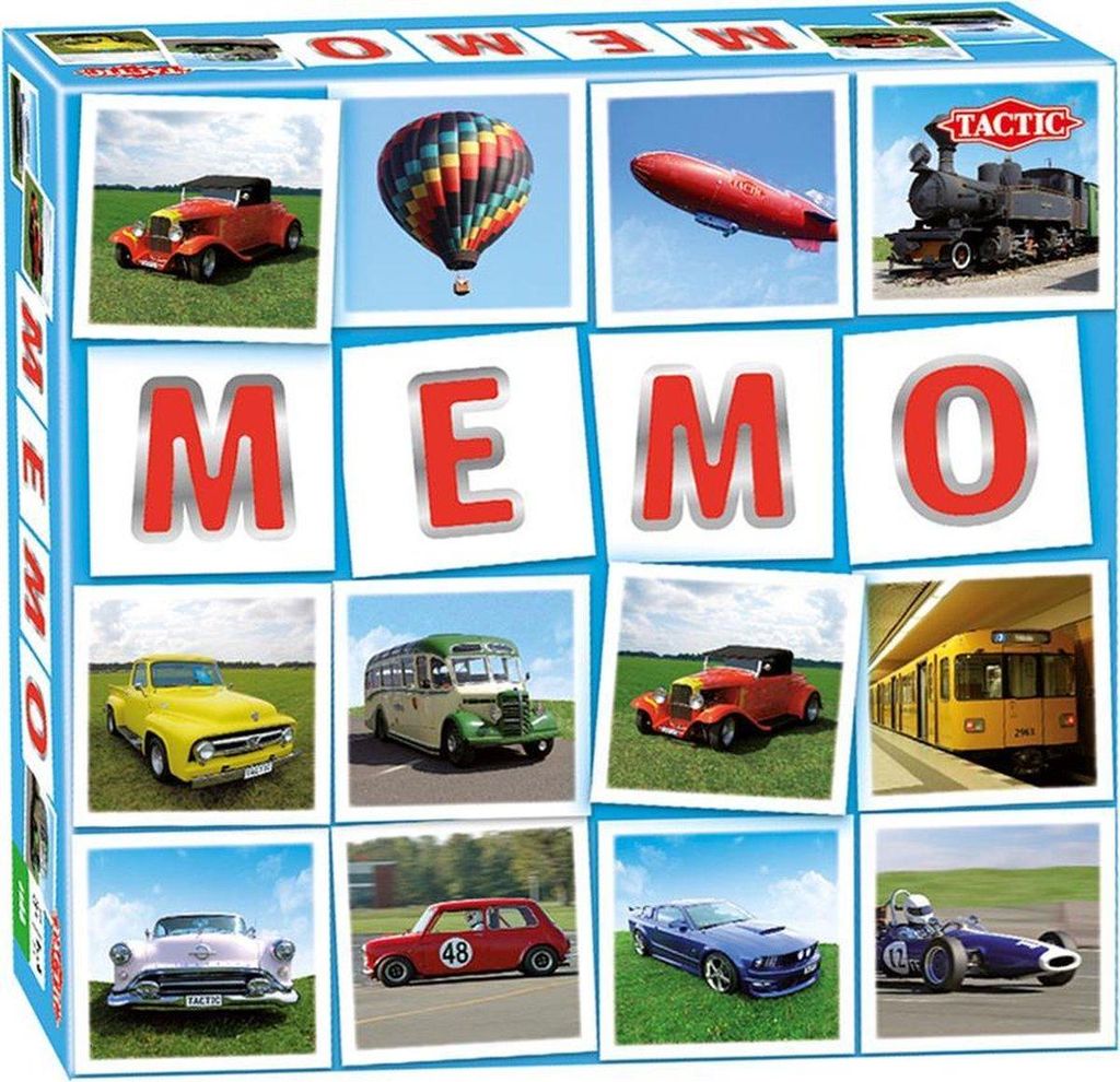 Tactic memory Spiel Fahrzeuge - Memo Kartenspiel für Kinder Produktbild 