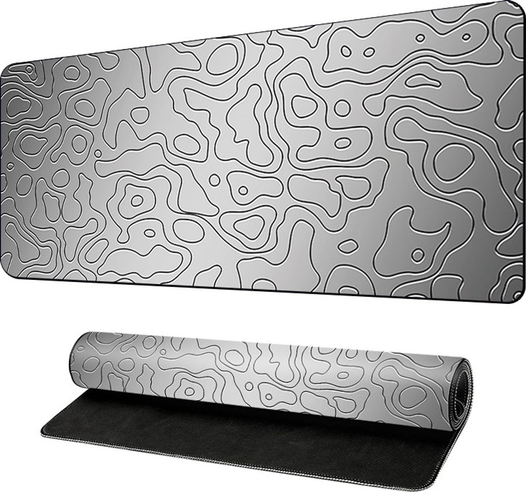 INF Künstlerisches Mauspad mit Blumenmuster Mehrfarbig S