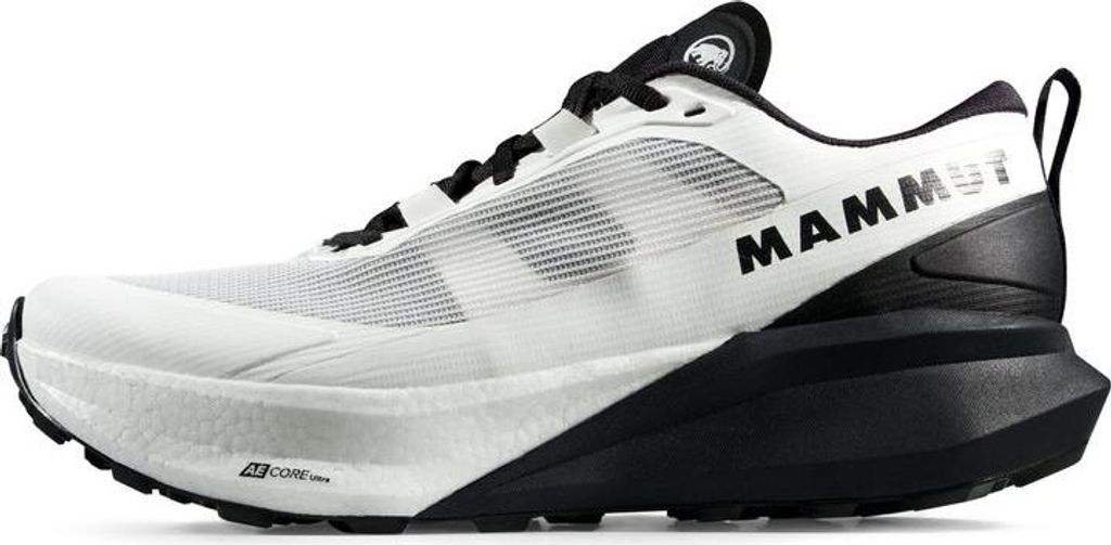 Mammut Aenergy Trail Endurance Ultra Low Men - Trailrunning-Schuhe für lange Distanzen, Farbe:white-black, Größe:11 UK / 46