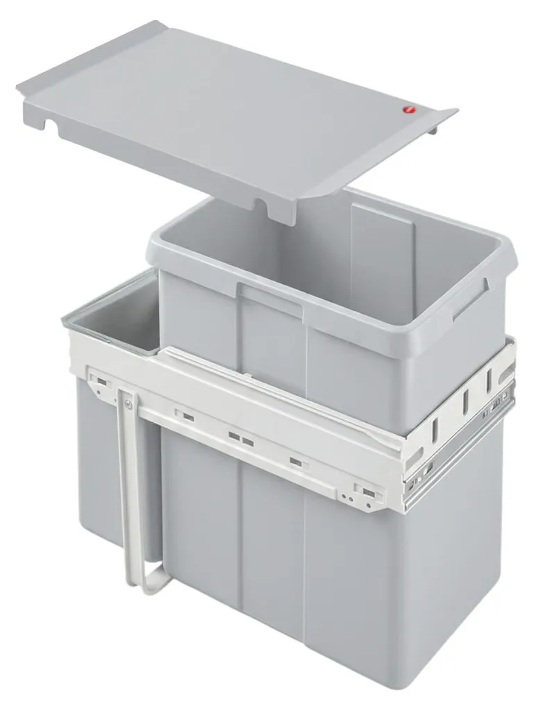 Hailo Euro-Cargo 3614-30 Poubelle de cuisine coulissante 30 litres
