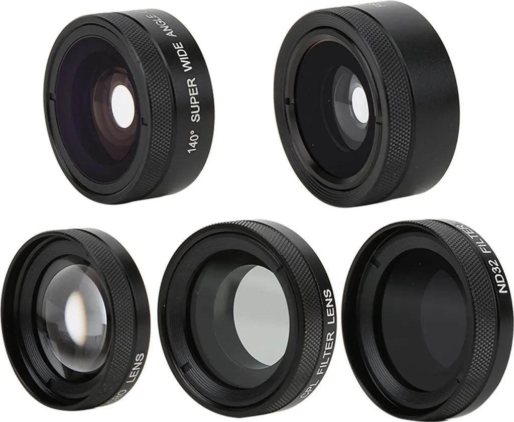 Objectif grand angle macro pour smartphone starlight et filtres photo ND