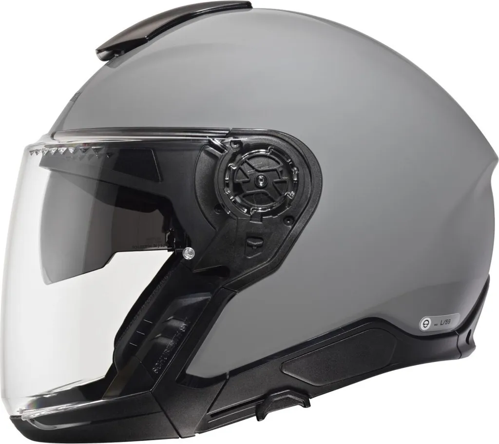 Schuberth J2 Jethelm Gris XL Casque Ouvert avec Visière Solaire