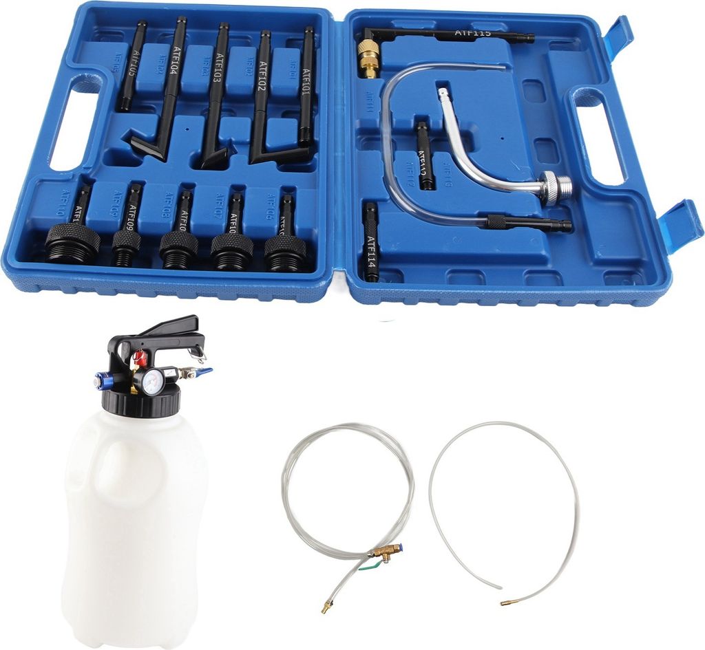 Getriebeöl-Pumpenabzugs- und Spenderset 10L 2-Wege-Pneumatik-Fluidumfüllpumpe mit ATF-Adapter
