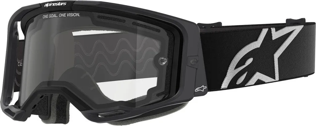 Masque MX Alpinestars Vision 8 Corp Noir - Champ de Vision Large