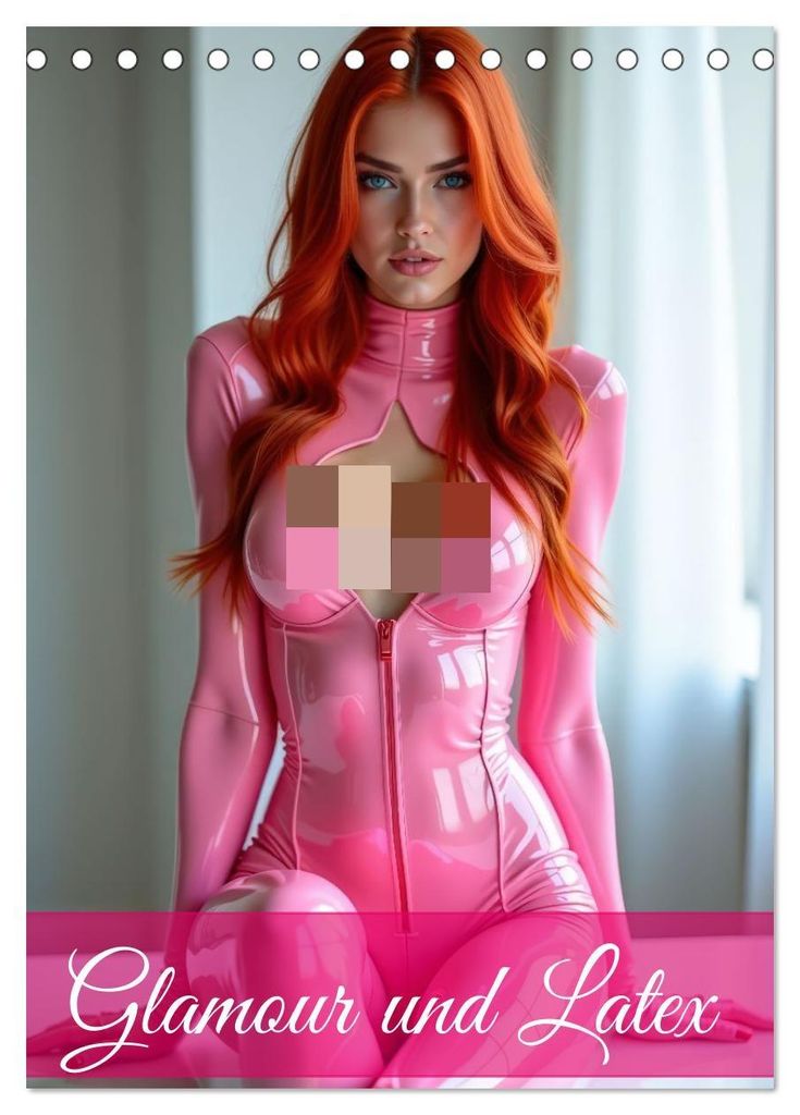 Glamour & Latex (Tischkalender 2027 DIN A5 hoch), CALVENDO Monatskalender