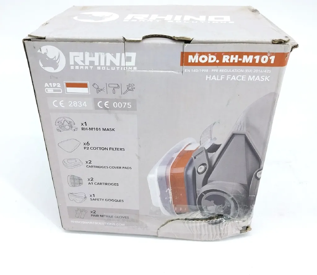 Masque de peintre RHINO A1 - Protection respiratoire vapeurs et poussière