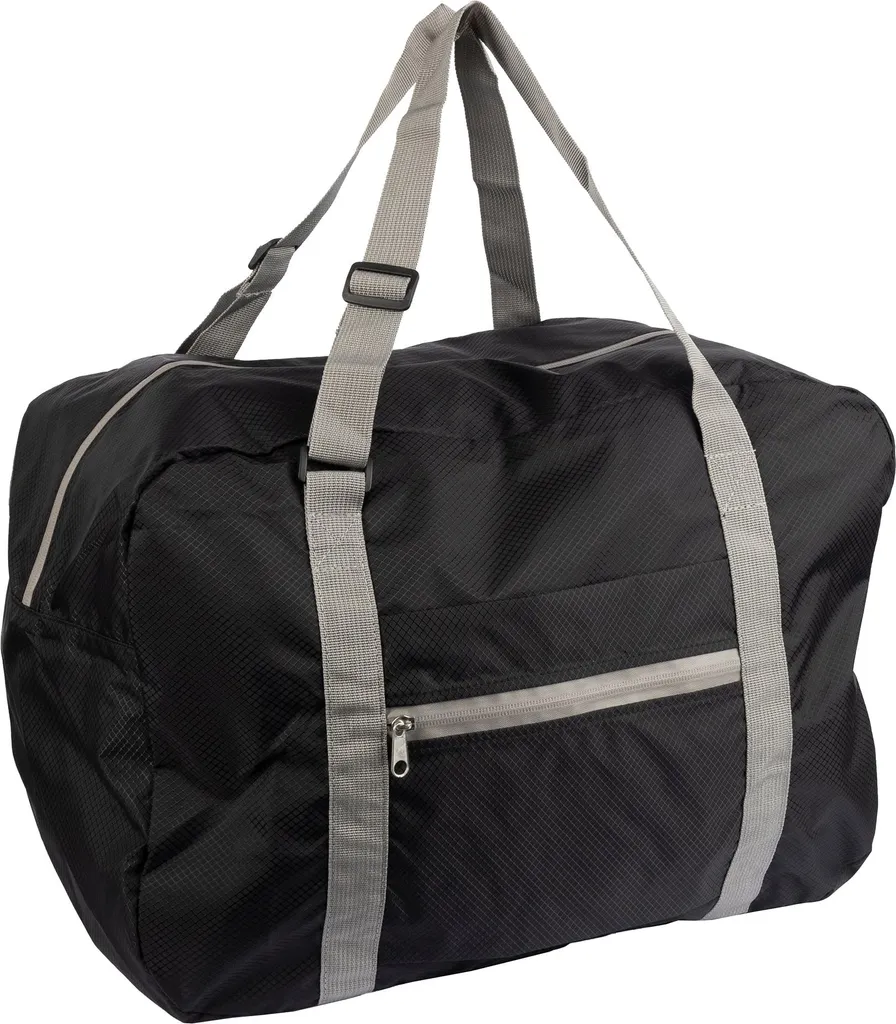 Sac de courses pliable en pochette BAGTOGO noir - Bagage d'appoint léger
