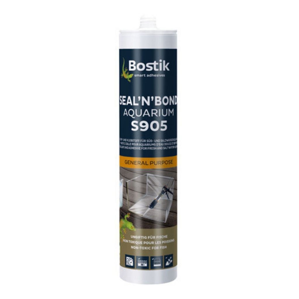 Bostik S905 Seal `N` Bond Aquarium Silikon 300ml Kartusche schwarz