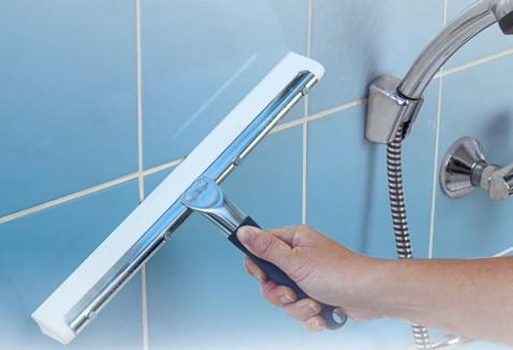 Moerman Duschabzieher Fensterwischer Gummi 35 cm - Professionell, Streifenfrei, Ergonomisch