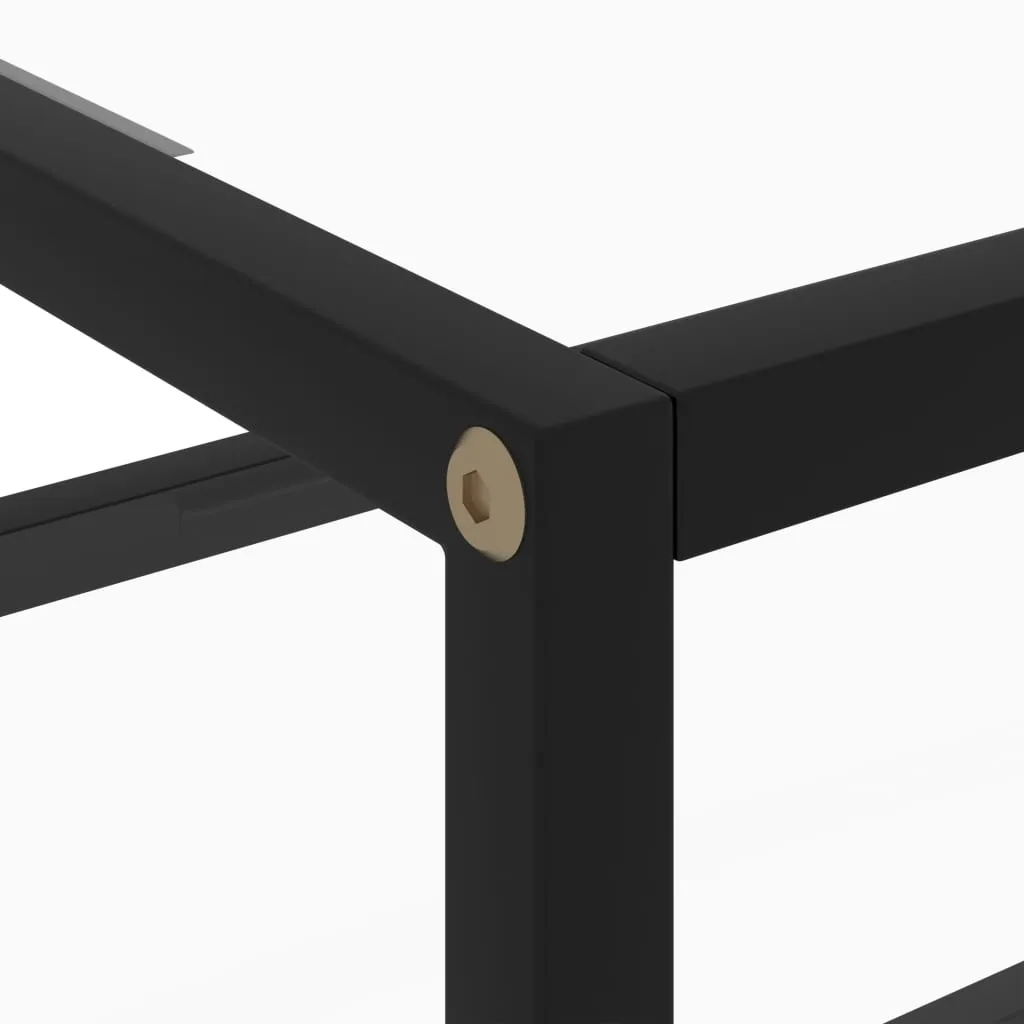 Table d'appoint transparente pour petit salon ou chambre d'amis 50cm