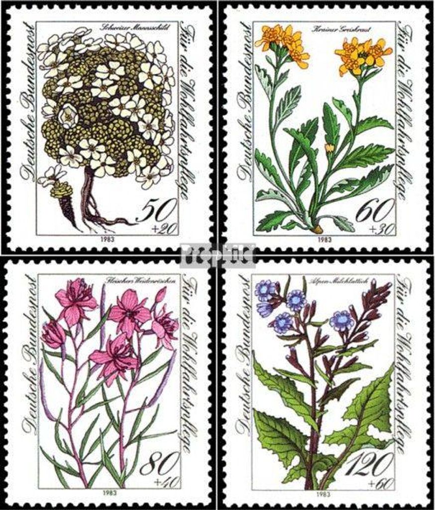 Briefmarken BRD (BR.Deutschland) 1983 Mi 1188-1191 Produktbild 