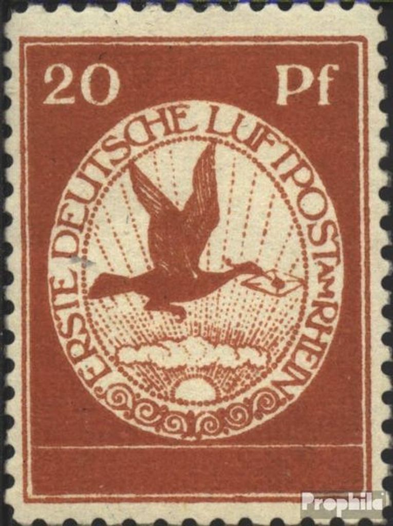 Briefmarken Deutsches Reich 1912 Mi II postfrisch Taube
