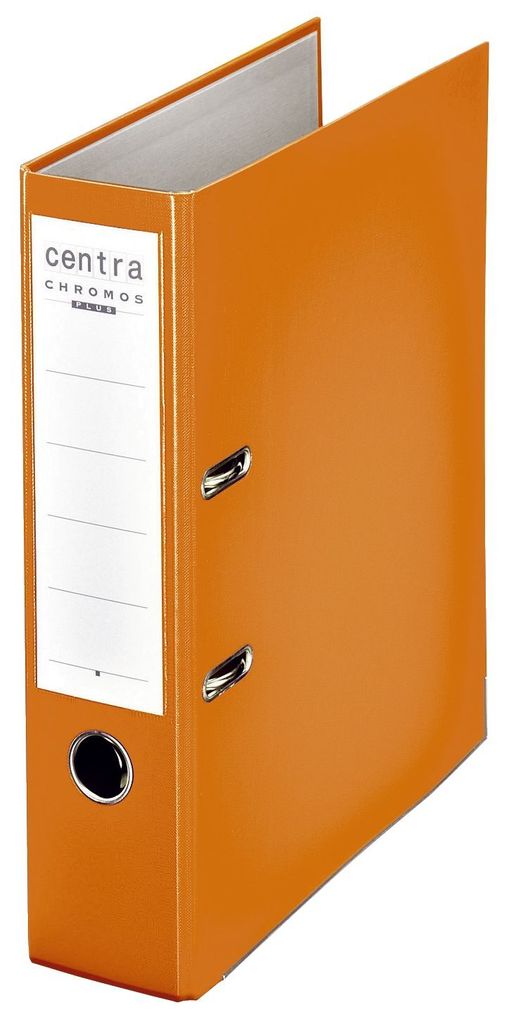 Ordner A4/80 Centra orange Plastik