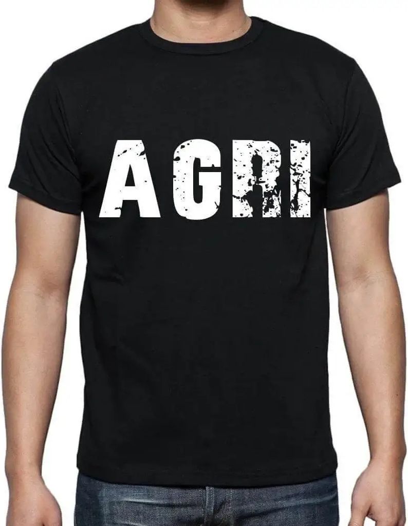 Herren Grafik T-Shirt Agri Öko-Verantwortlich Vintage Jahrgang Kurzarm Lustige Druck Geburtstag Geschenk Mann