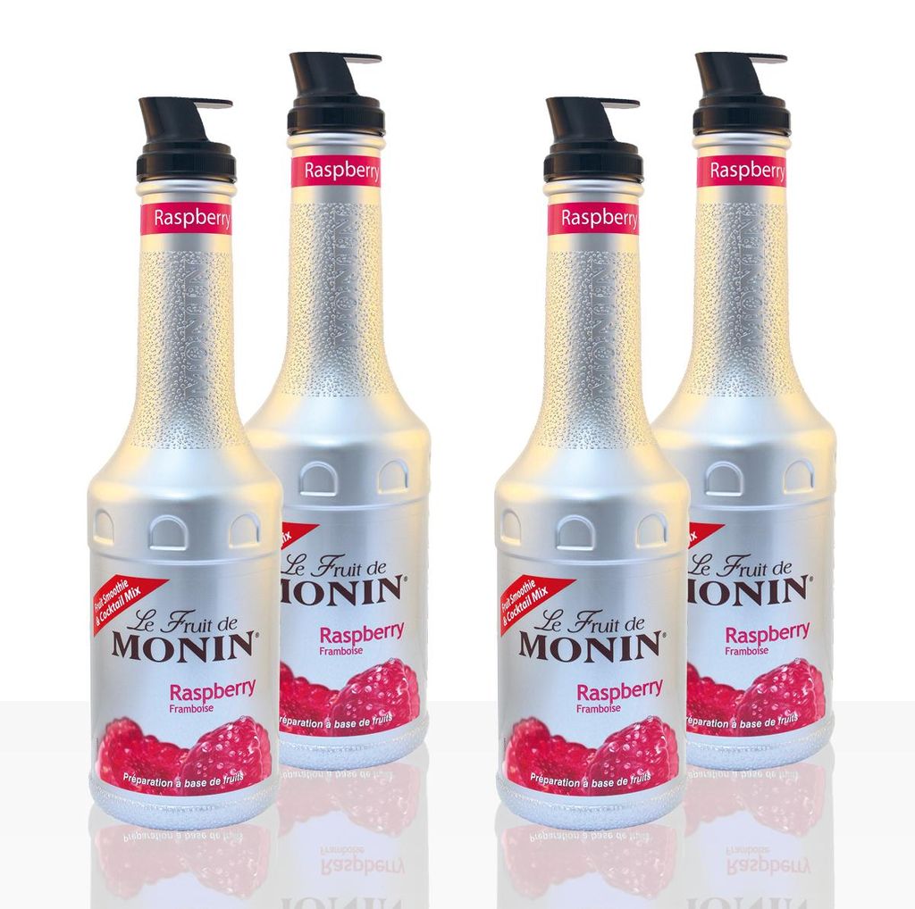 Monin FruchtPüree Mix Himbeere 4 x 1 l Produktbild 