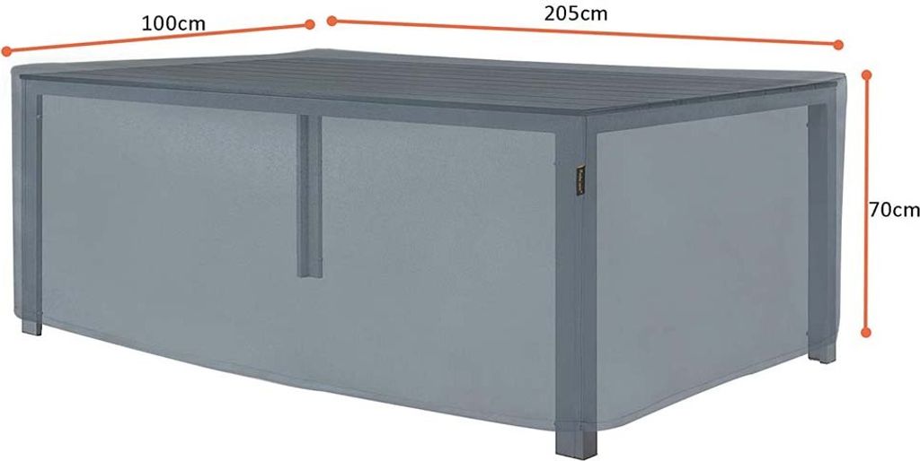 Wasserdichte Gartenmöbel-Abdeckplane 140x100x100cm – Schützt Tisch & Stühle Vor Regen, UV & Staub