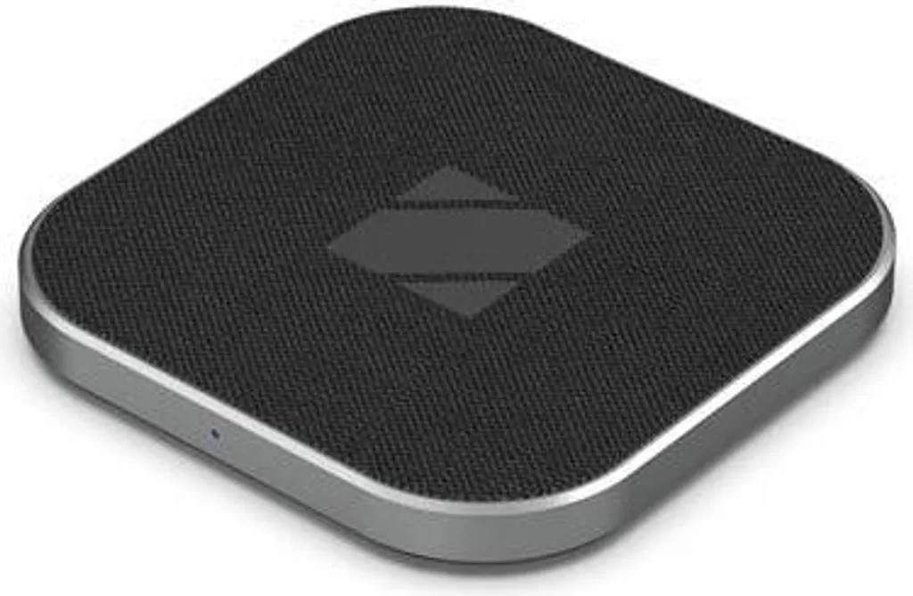 Nabo Power Patch Station de recharge sans fil premium - Chargeur Qi 15W Gris