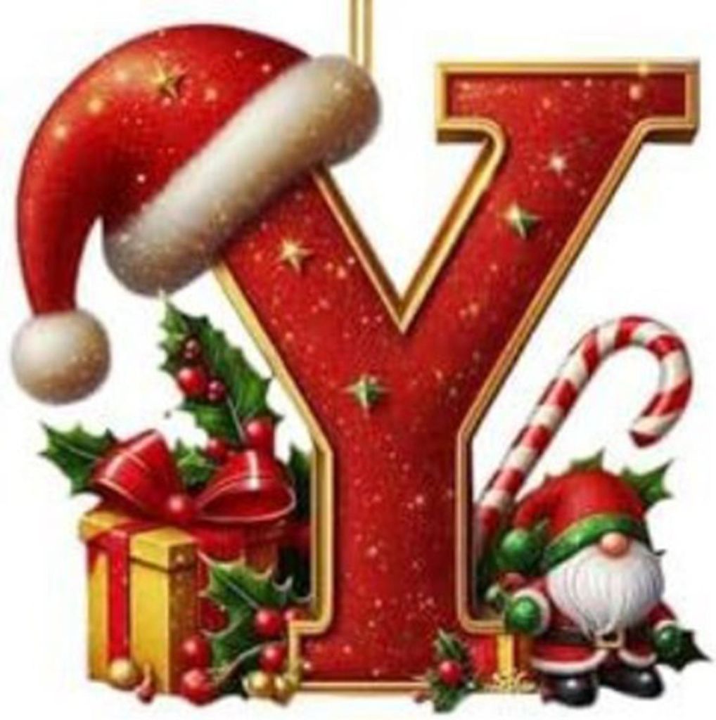 Rote Initialen-Weihnachtsbaumkugeln, personalisierter 2D-Acryl-Gnom-Monogramm-Anhänger mit Weihnachtsmannmütze, 26 Buchstaben, Weihnachtsbaumschm...