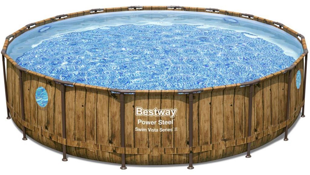 Bestway 56977, 23062 l, Basen ramowy, Drabina, Brązowy, Zdjęcie produktu 