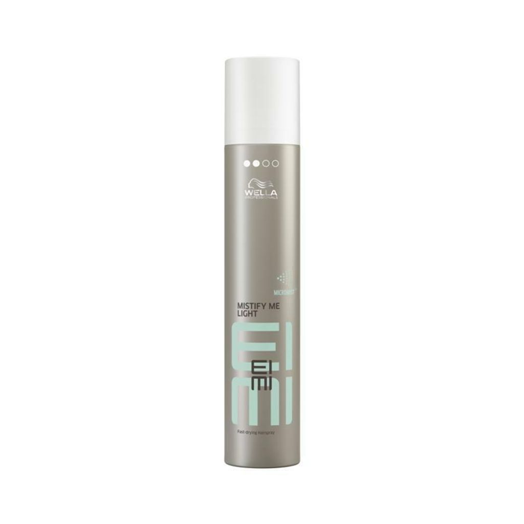 A single can of hairspray against a white background.