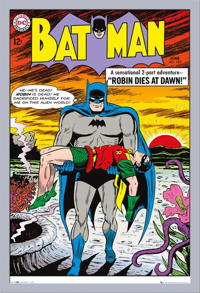 Batman Poster Robin Dies Incorniciato Shinsuke - Offerta Esclusiva