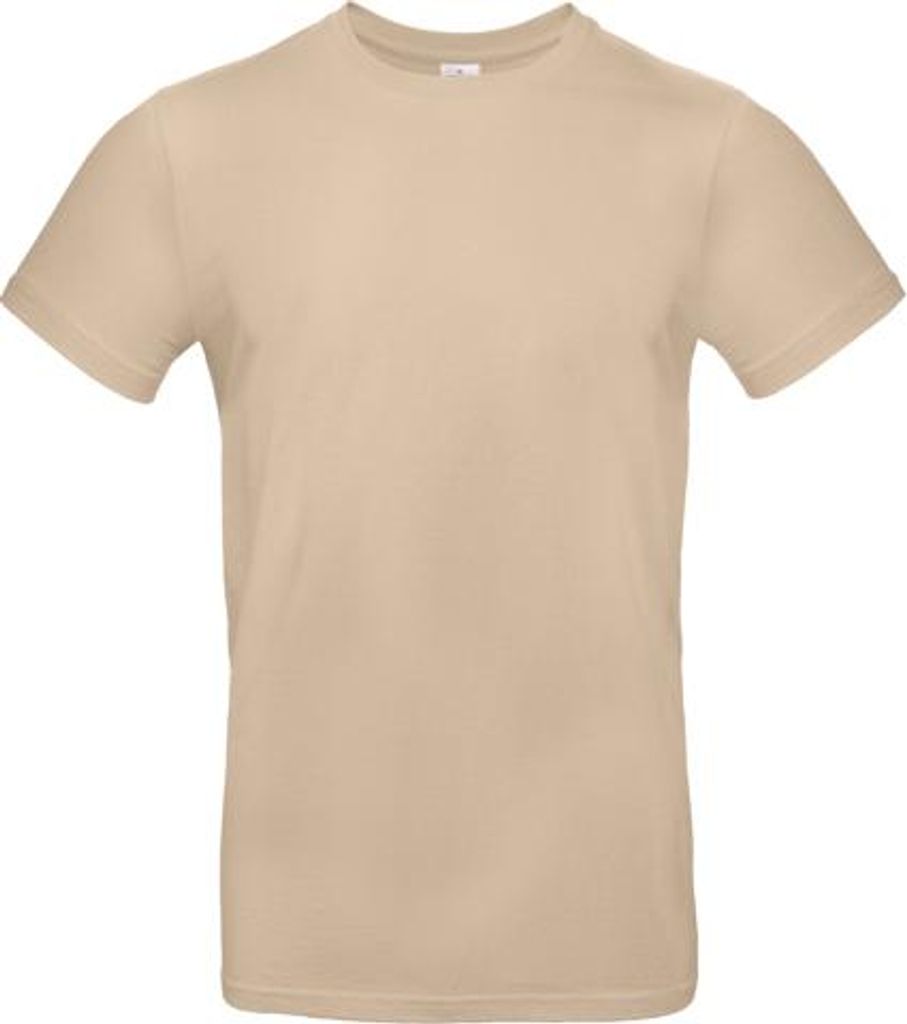 Herren-T-Shirt, Kurzarm - B&C #E190 - sand - Größe M