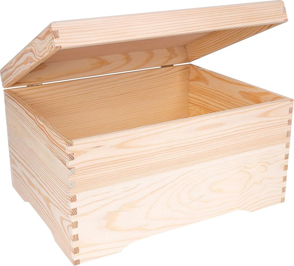 Creative Deco XXL Duże Drewniane Pudełko Skrzynka | 40 x Zdjęcie produktu 