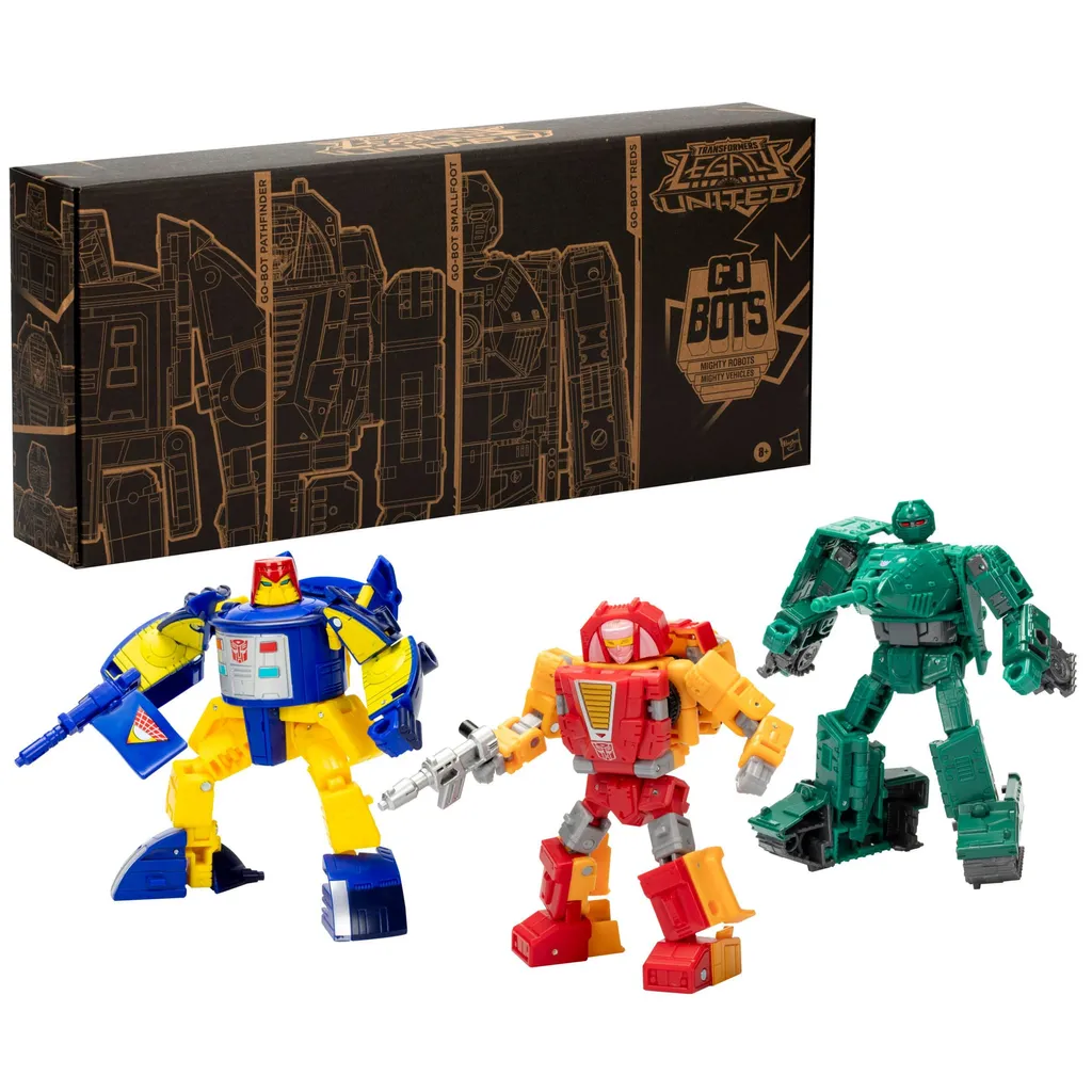 Pack Transformers Go-Bot Guardians : Idéal pour Collection et Diorama - 3