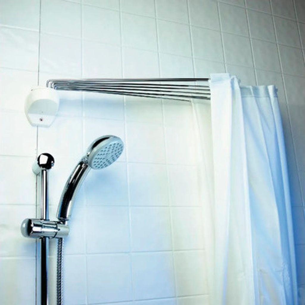 Ersatzduschvorhang Ombrella weiß 170x200 cm Produktbild 