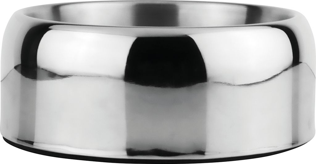 Nobby Edelstahlnapf "ZARIF" doppelwandig, mit Gummiring Ø 19,5 x 8 cm; ca. 950 ml