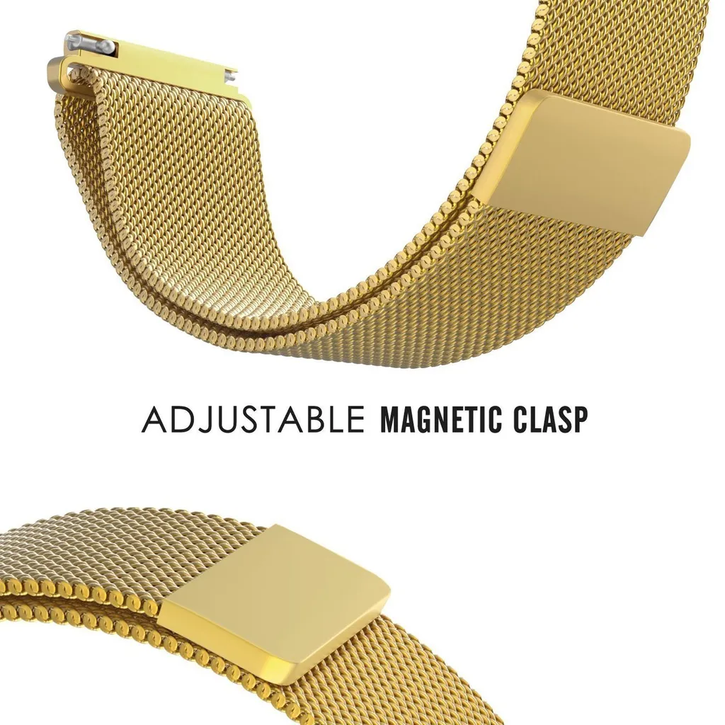 Cinturino 22mm Oro Acciaio per Fossil Q Marshal/Wander - Must Have - 3