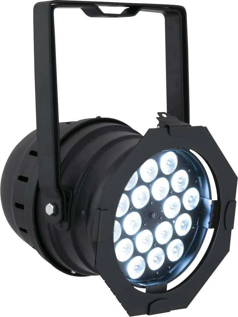 Projecteur LED Parkanne Par 64 Short Q4-18 RGBW 18x8W pour Scène et Salle