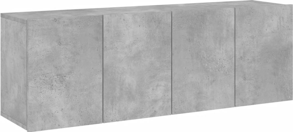 "WINTER SALE" TV-Wandschränke 2er-set für Wohnzimmer - elegantes Design - TV-Lowboard -Betongrau 60x30x41cm - TV-Schränke NeuMöbel112065