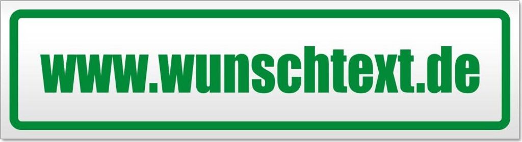 www.wunschtext.de Domain Magnetschild Schild magnetisch