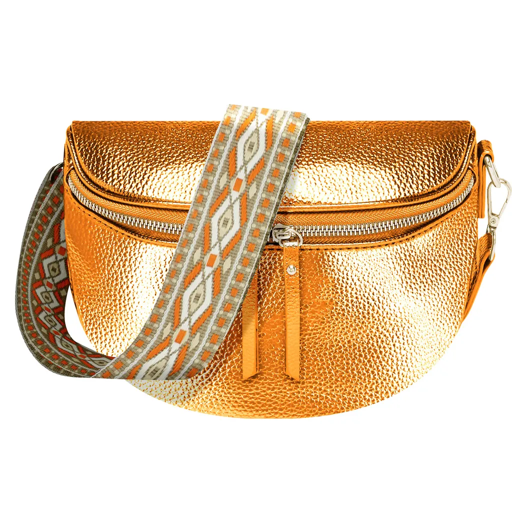 Borsa Banana Gallantry Arancione Neon Shiny - Trend 2024